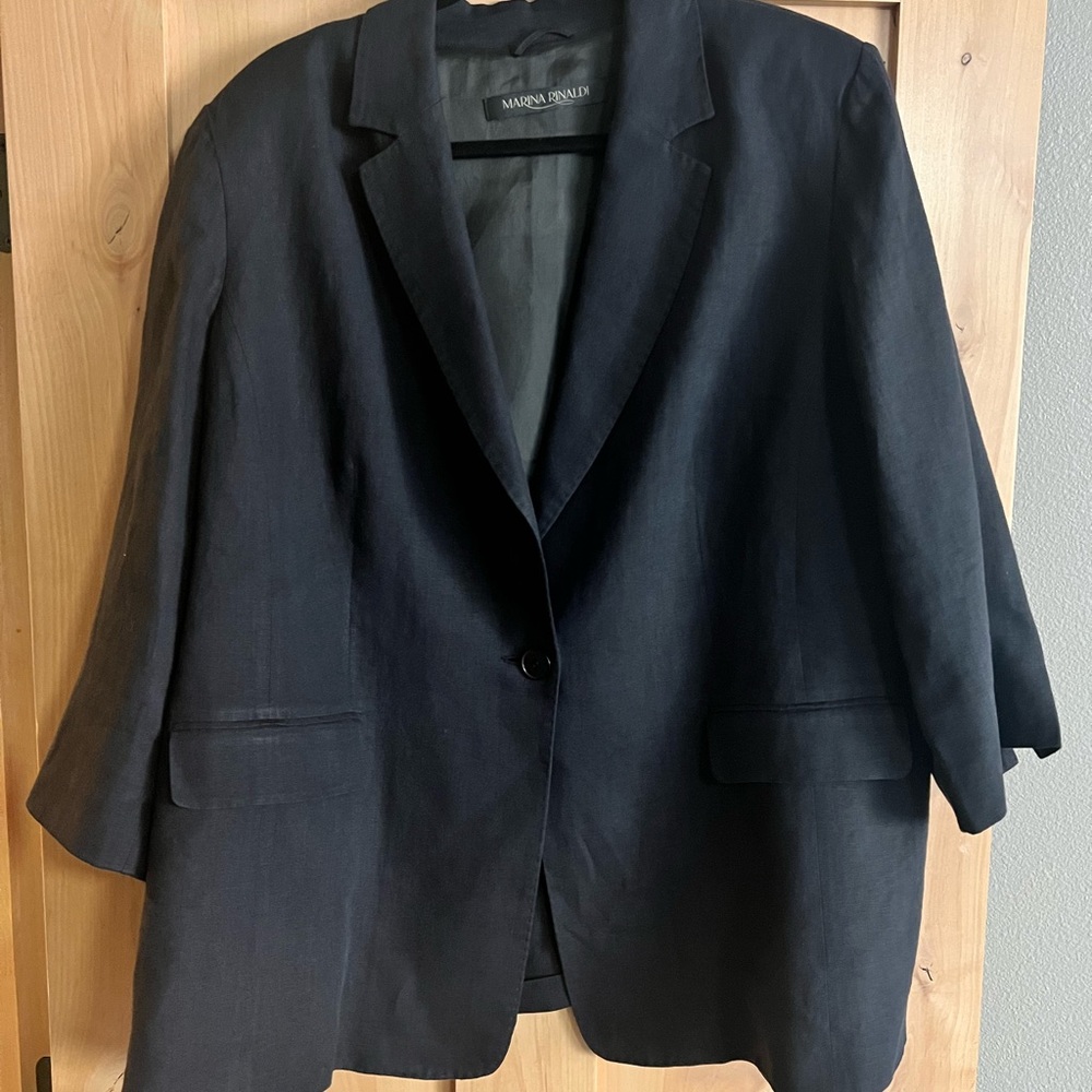 Marina Rinaldi linen blazer
